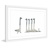 Galerie Art Co Duck Duck Goose Framed Painting Print