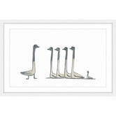 Galerie Art Co Duck Duck Goose Framed Painting Print
