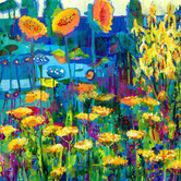 Galerie Art Co Yellow Garden II Wrapped Canvas Painting Print