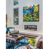 Galerie Art Co Yellow Garden II Wrapped Canvas Painting Print