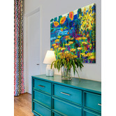 Galerie Art Co Yellow Garden II Wrapped Canvas Painting Print