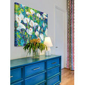 Galerie Art Co Morning Blues Wrapped Canvas Painting Print