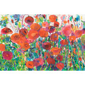 Galerie Art Co Plentiful Poppies Wrapped Canvas Painting Print