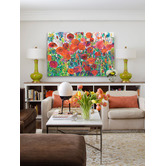 Galerie Art Co Plentiful Poppies Wrapped Canvas Painting Print