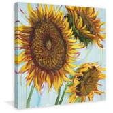 Galerie Art Co Sunflower Love I Wrapped Canvas Painting Print