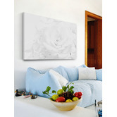 Galerie Art Co White Rose Art Print on Canvas