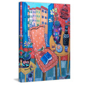 Galerie Art Co A Salon of Many Colors Art Print on Canvas