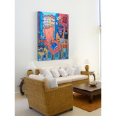 Galerie Art Co A Salon of Many Colors Art Print on Canvas