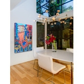 Galerie Art Co A Salon of Many Colors Art Print on Canvas