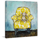 Galerie Art Co Dog Allowed In Art Print on Canvas