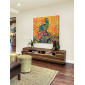 Galerie Art Co Afrikarma Peacock Art Print on Canvas