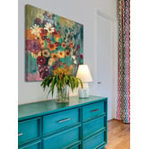 Galerie Art Co Floral Frenzy Green II Art Print on Canvas