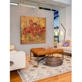 Galerie Art Co Floral Frenzy Red VI Art Print on Canvas
