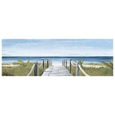 Galerie Art Co Beach Walkway Stretched Canvas Wall Art
