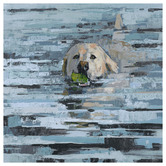 Galerie Art Co Stuck in the Hole Stretched Canvas Wall Art