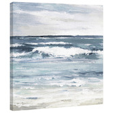 Galerie Art Co White Waves Splash Stretched Canvas Wall Art