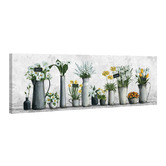 Galerie Art Co White &amp; Yellow Flowers Stretched Canvas Wall Art