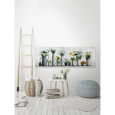 Galerie Art Co White &amp; Yellow Flowers Stretched Canvas Wall Art