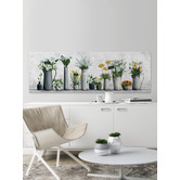 Galerie Art Co White &amp; Yellow Flowers Stretched Canvas Wall Art