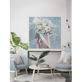 Galerie Art Co Cover in Flowers Stretched Canvas Wall Art