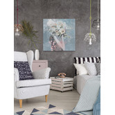 Galerie Art Co Cover in Flowers Stretched Canvas Wall Art
