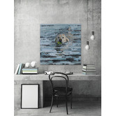 Marmont HIll Stuck in the Hole Stretched Canvas Wall Art