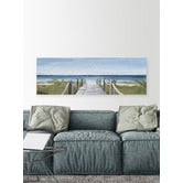 Galerie Art Co Beach Walkway Stretched Canvas Wall Art