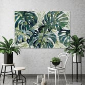 Galerie Art Co Green Leaf III Canvas Wall Art