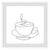 Galerie Art Co It&#039;s Coffee Time Framed Printed Wall Art