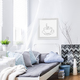 Galerie Art Co It&#039;s Coffee Time Framed Printed Wall Art