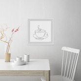 Galerie Art Co It&#039;s Coffee Time Framed Printed Wall Art