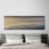 Galerie Art Co Foggy Peaks Stretched Canvas Wall Art