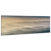 Galerie Art Co Foggy Peaks Stretched Canvas Wall Art