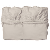 Leander Leander Organic Cotton Cot Fitted Sheets