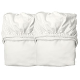 Leander Leander Organic Cotton Cot Fitted Sheets