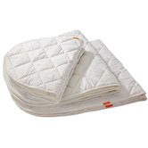 Leander White Leander Organic Cotton Cot Mattress Protector