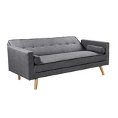 Cora Home Living Charcoal Homer 3 Seater Sofa Bed