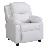 Cora Home Living Kids&#039; Faux Leather Recliner Chair