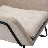 Cora Home Living Beige Conley Upholstered Armchair