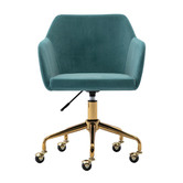 Oggetti Green & Gold Devon Office Chair | Temple & Webster