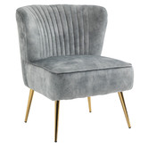 Cora Home Living Amandeep Velvet Accent Chair