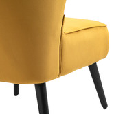 Oggetti Fearne Velvet Accent Chair | Temple & Webster