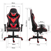 Cora Home Living Spencer Faux Leather Gaming Chair