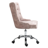 CoraHomeLiving Beverly Button Tufted Velvet Office Chair | Temple & Webster