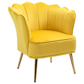 Oggetti Ariel Velvet Lounge Chair | Temple & Webster