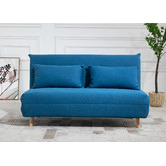Oggetti Blue Lawson 2 Seater Sofa Bed | Temple & Webster