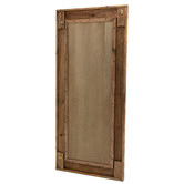 Cora Home Living Natural Recycled Elm Wood Wall Mirror