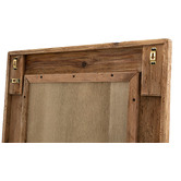 Cora Home Living Natural Recycled Elm Wood Wall Mirror