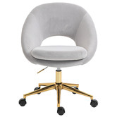 Cora Home Living Kierra Velvet Office Chair