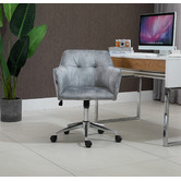 Cora Home Living Gifford Velvet Office Chair